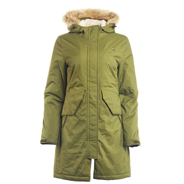 Khaki Karrimor Womens Parka Jacket Get The Label