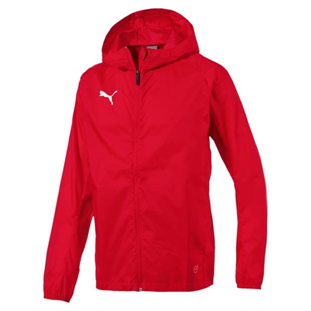 Puma Mens Train Rain Jacket in Red