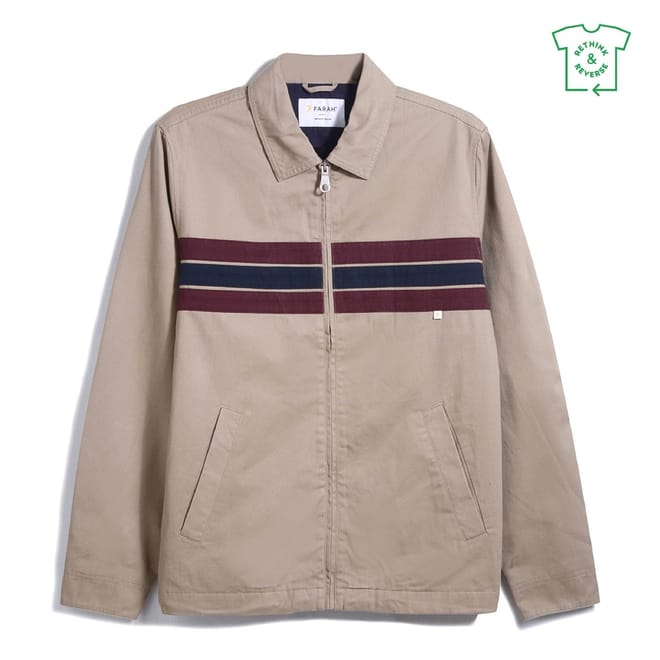 Coach Collared Neck Regular Fit Jacket