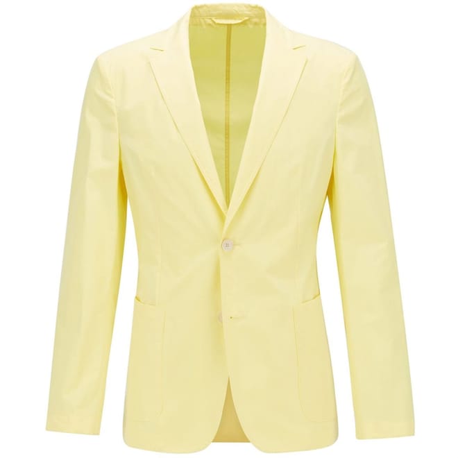 Regular Fit Notched Neck Suit Jacket