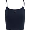 Cropped Slim Fit Essential Tank