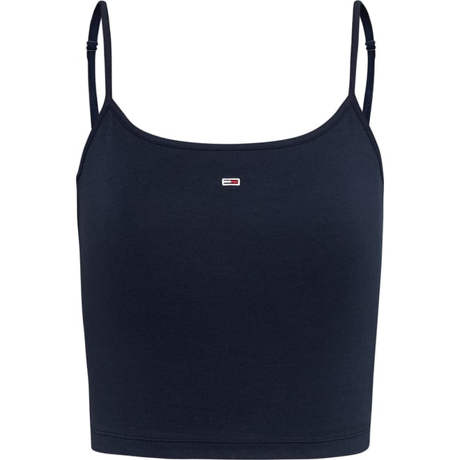 Cropped Slim Fit Essential Tank