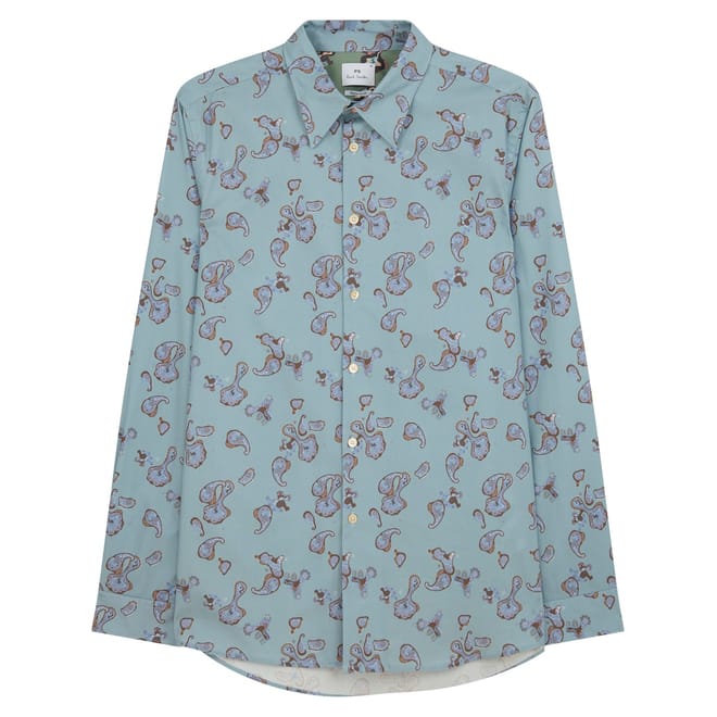 Paisley Regular Fit Long Sleeve Shirt