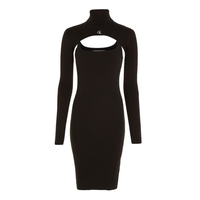 In 1 Roll Neck Jumper Dress