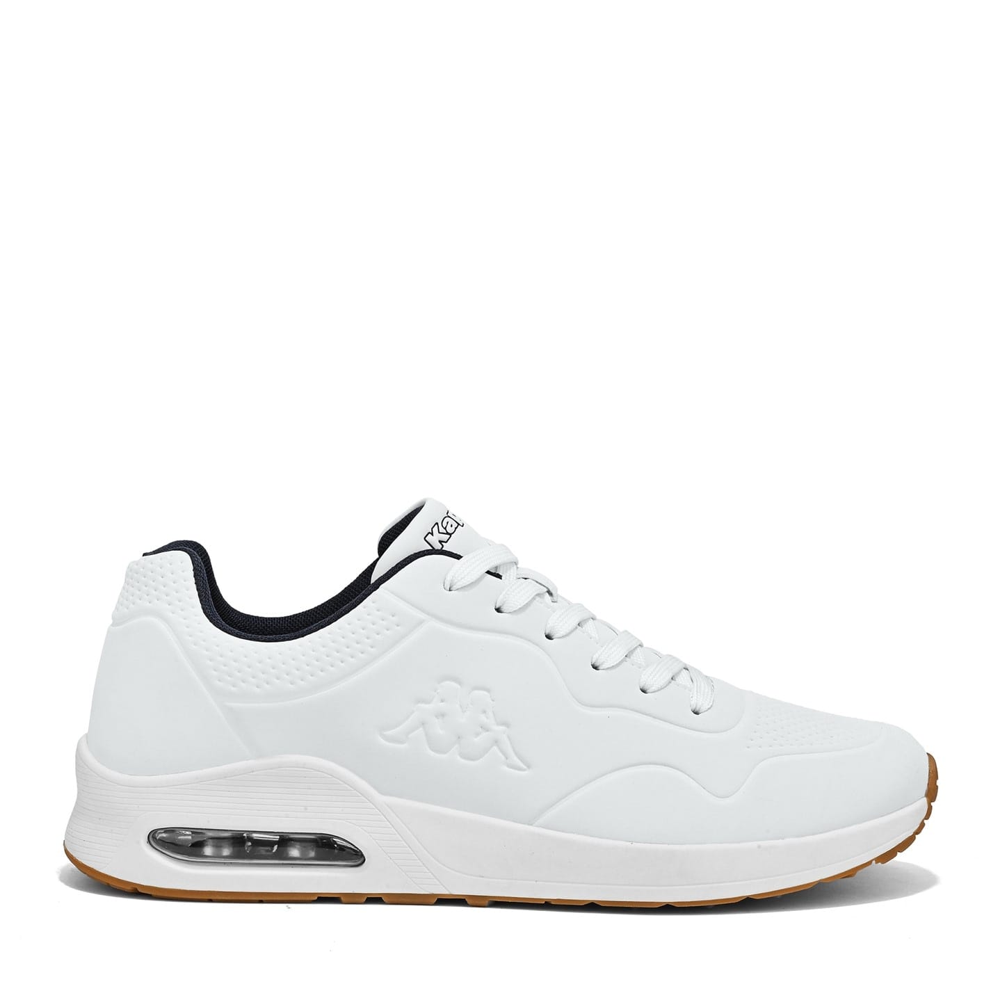 White Kappa Mens Bolla Air Bubble Trainers Get The Label