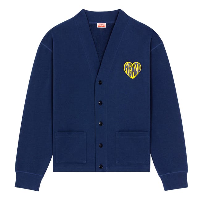 Heart Print V Neck Regular Fit Sweater
