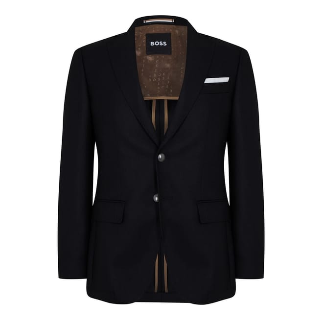 Notched Neck Regular Fit Suit Jacket