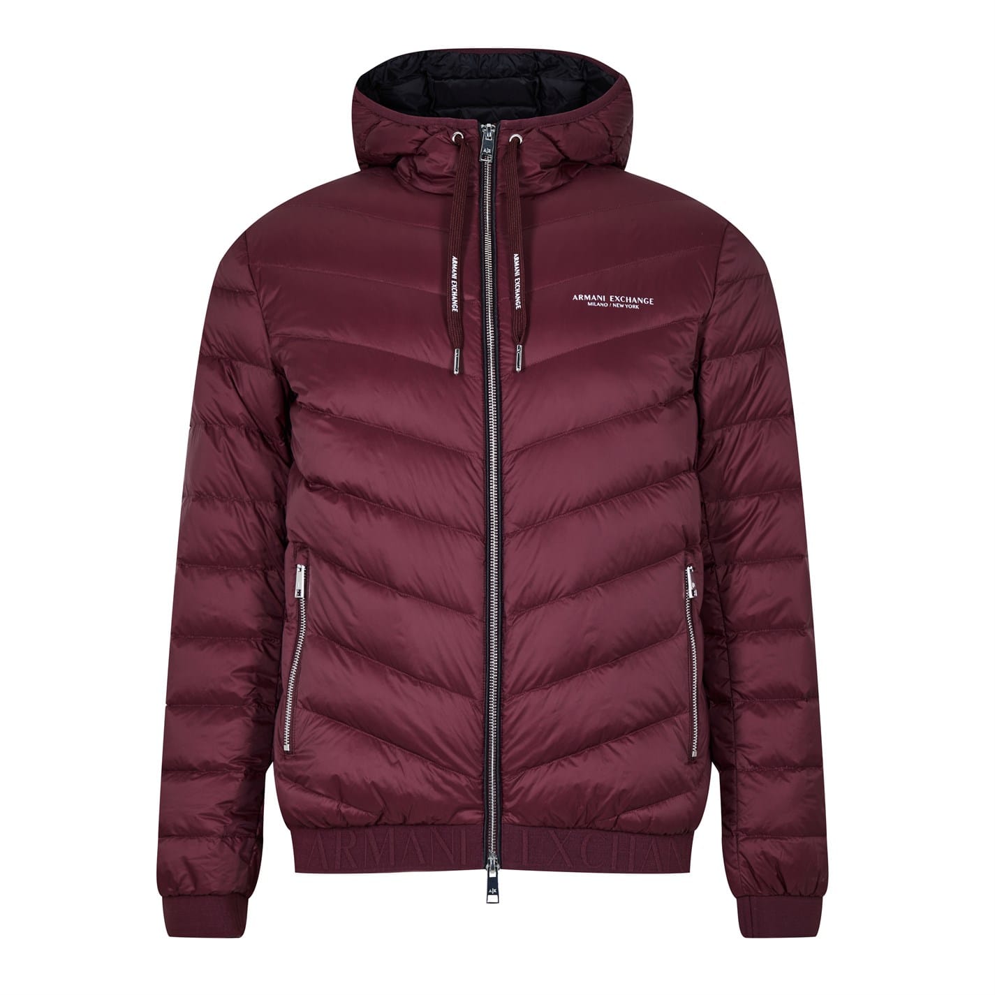 Red Armani Exchange Piumino Puffer Jacket Get The Label