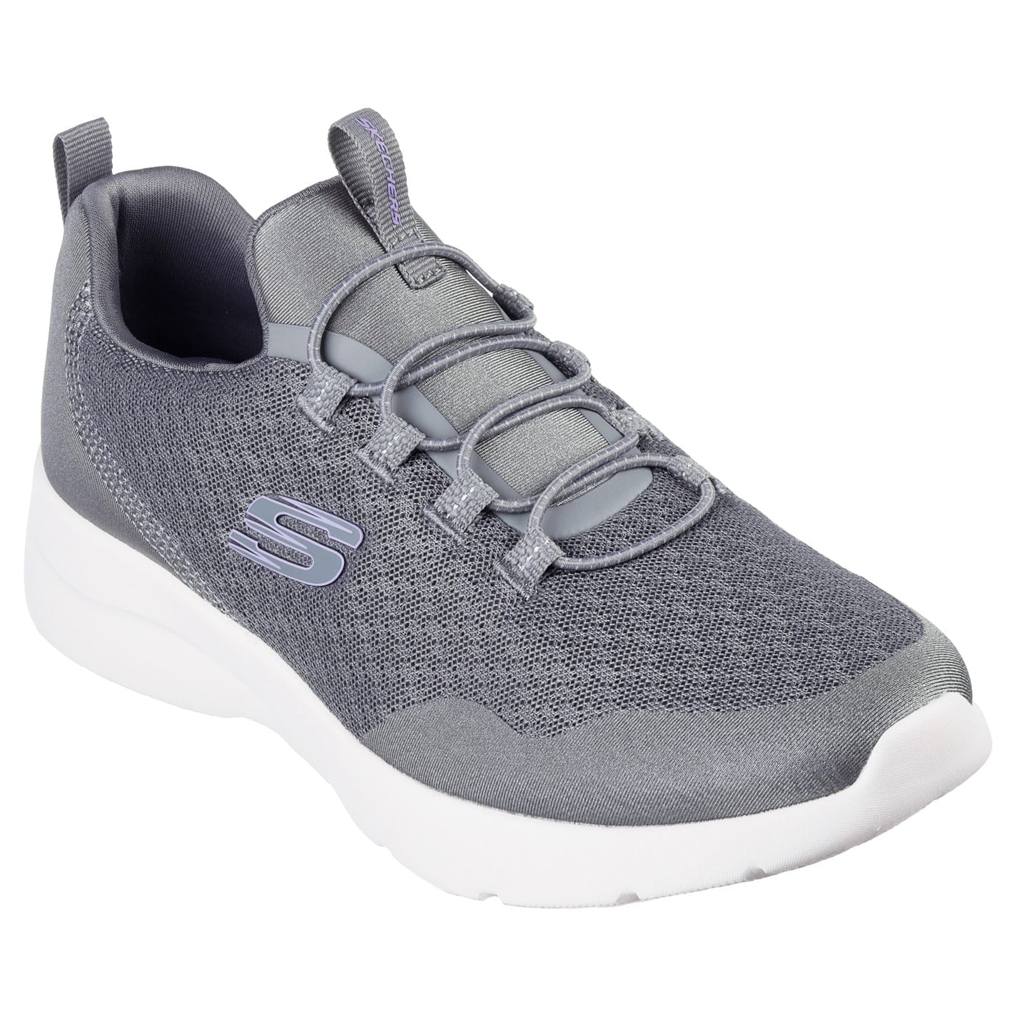 Grey Skechers Womens Dynamight 2.0 Social Orbit Trainers Get The Label