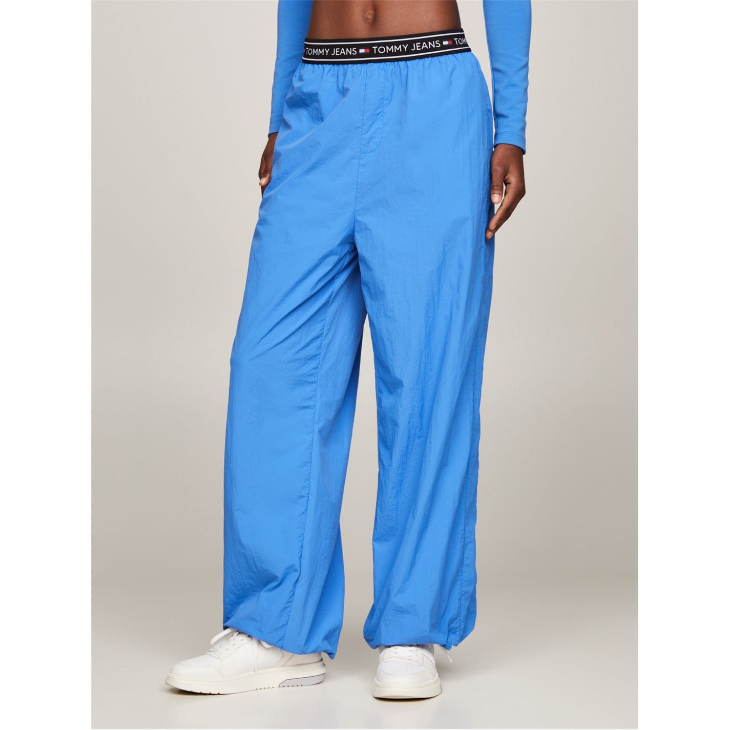 Blue Tommy Jeans Taping Tracksuit Bottoms Get The Label