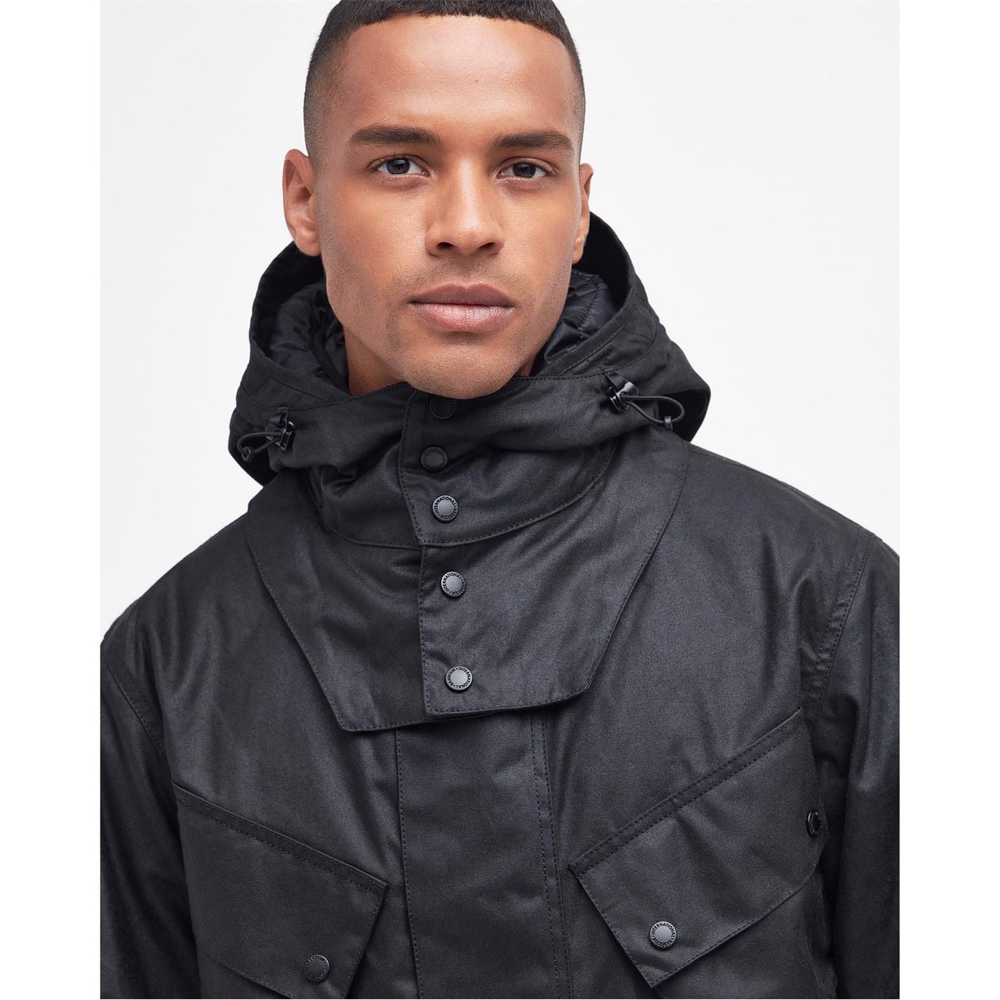 Black Barbour International Wax Jacket Get The Label