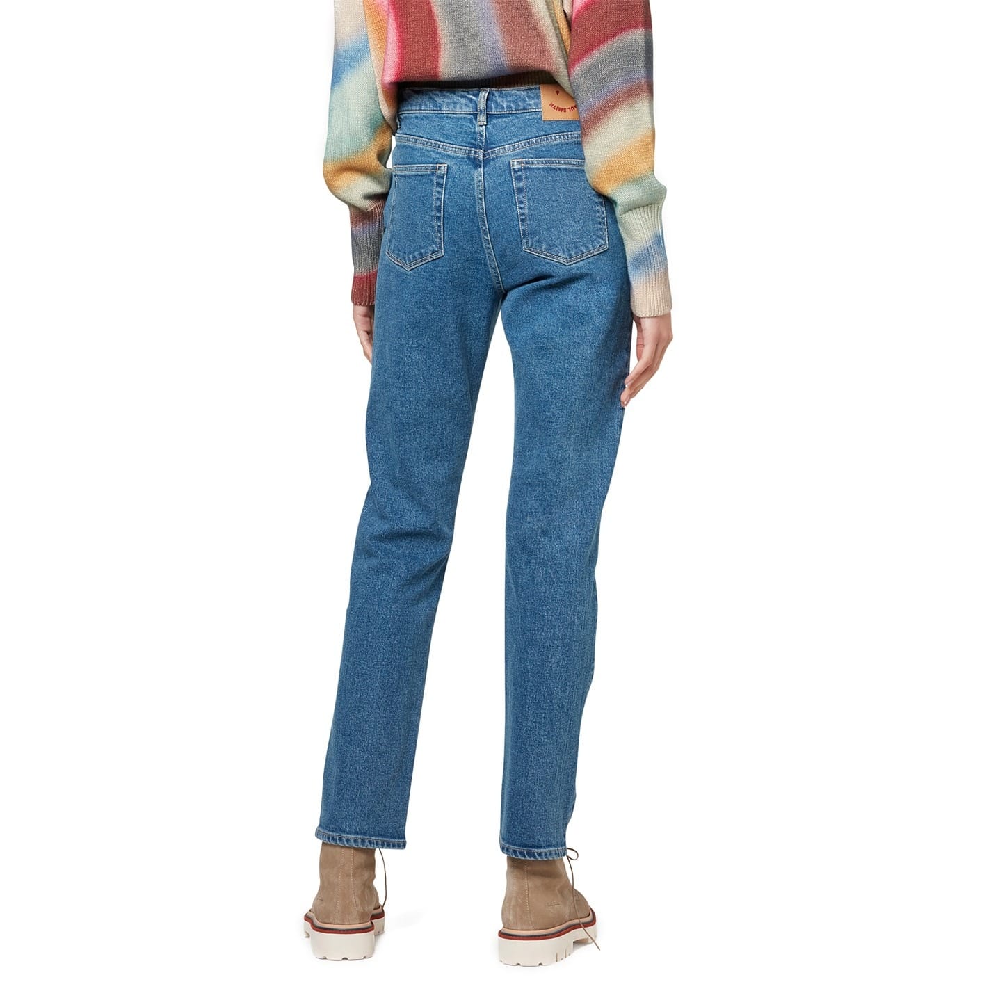 Blue PS Paul Smith Happy Straight Leg Jeans - Get The Label