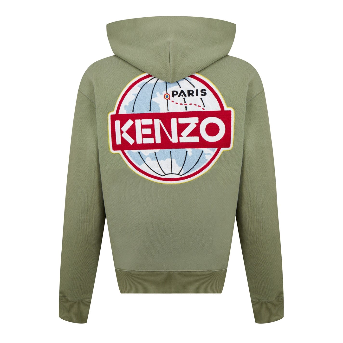 Green Kenzo Hooded Regular Fit Travel Sweatshirt Get The Label