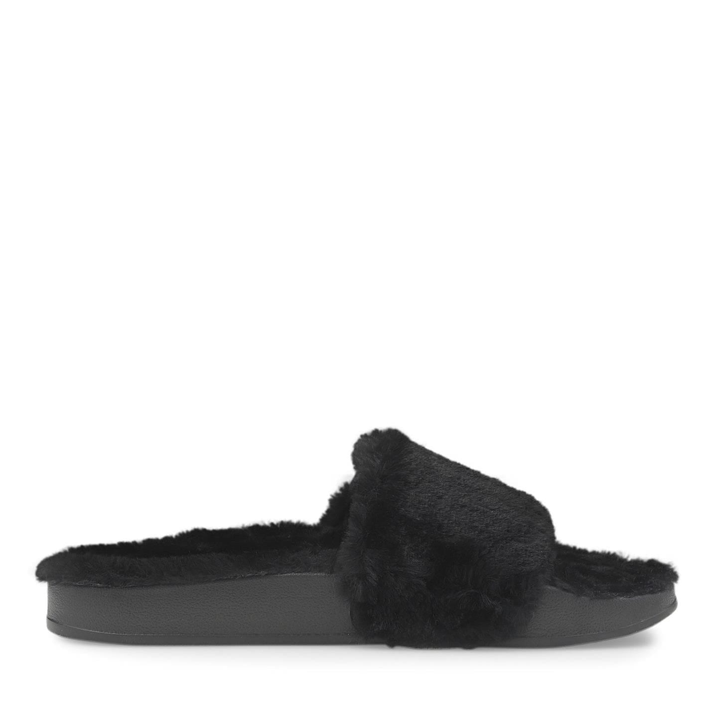 Puma fluffy slides zip up hotsell