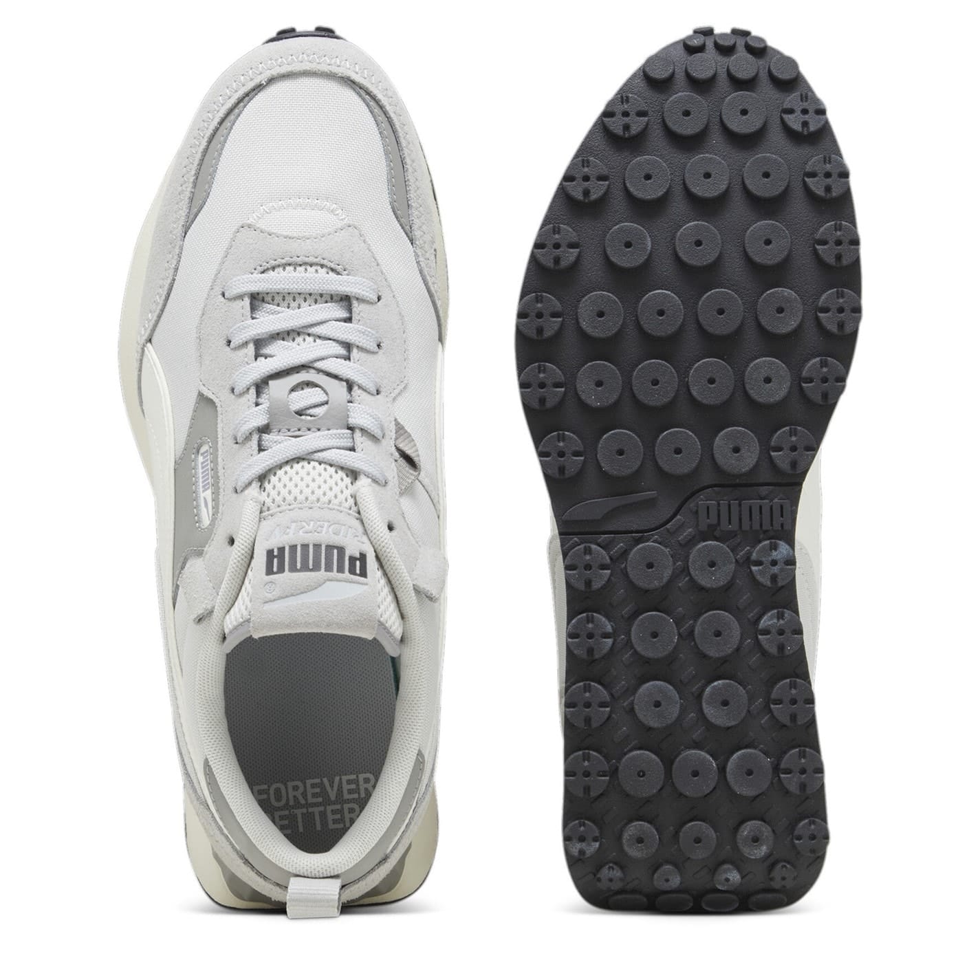 Grey Puma Sps Rider Low Top Trainers Get The Label