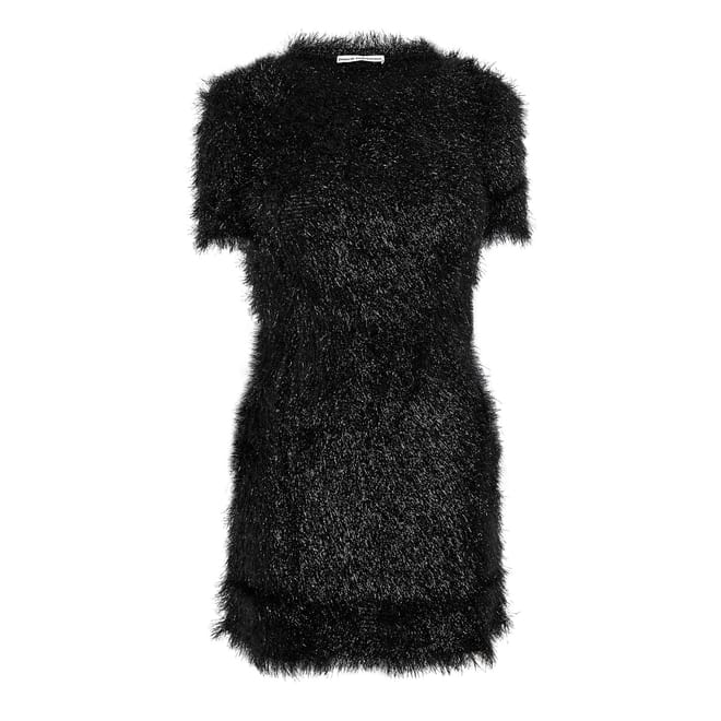 Paco Crystal Crew Neck Mini Dress