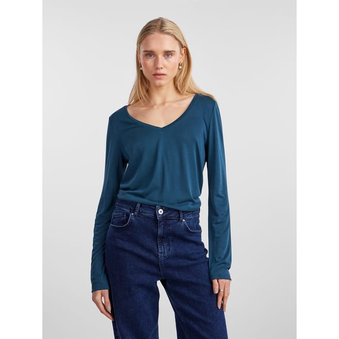 Long Sleeve V Neck Regular Fit T-Shirt