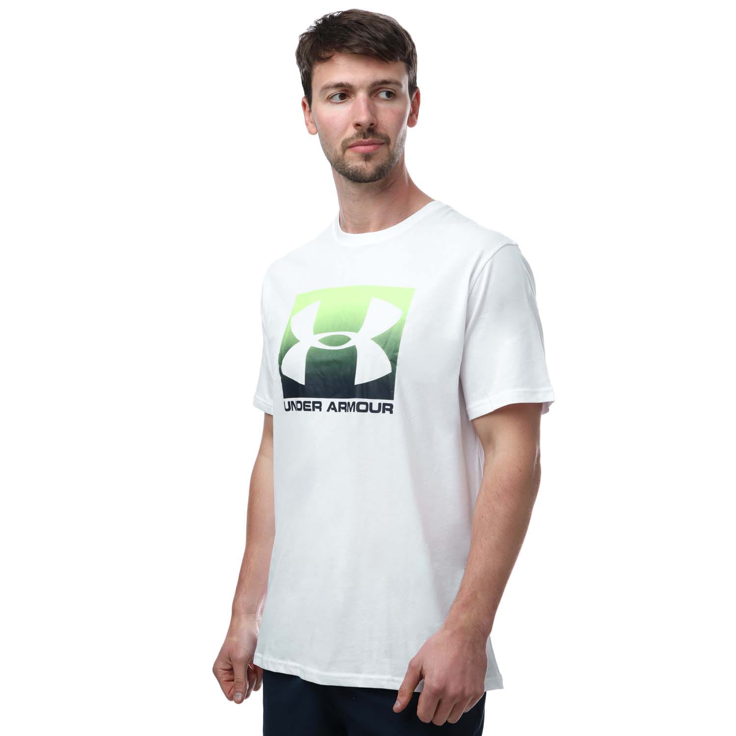 White Under Armour Mens UA Boxed Sportstyle T Shirt Get The Label