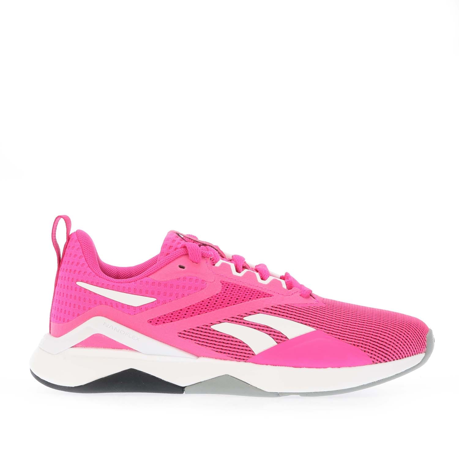 Pink Reebok Womens Nanoflex 2.0 Trainers Get The Label