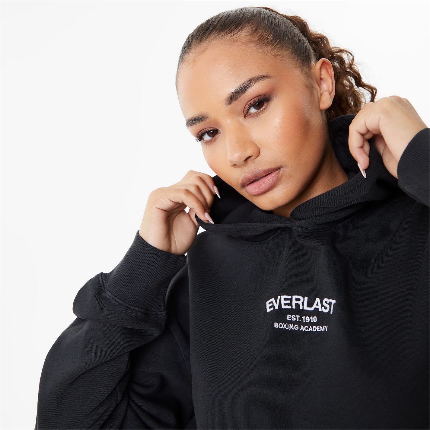 Black Everlast Graphic Hoodie Get The Label