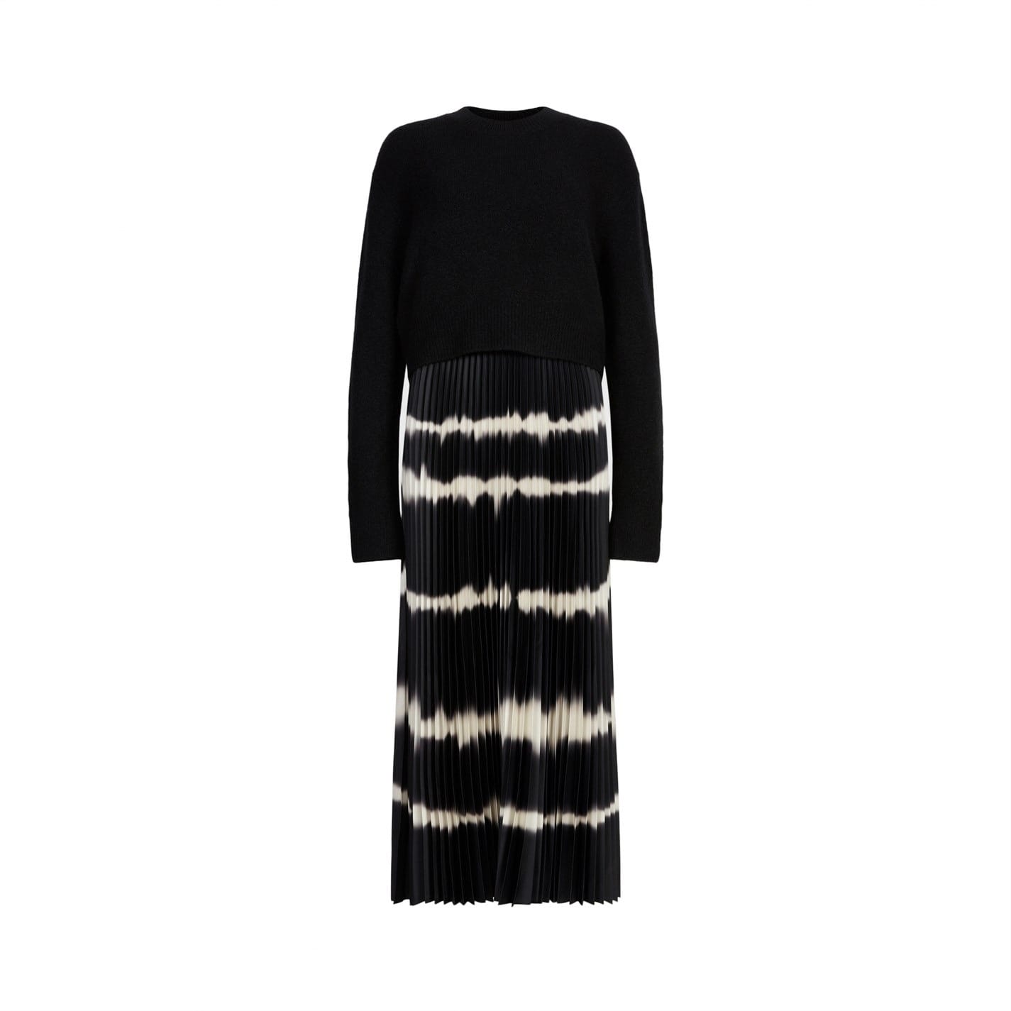 AllSaints Knit Dress in Black