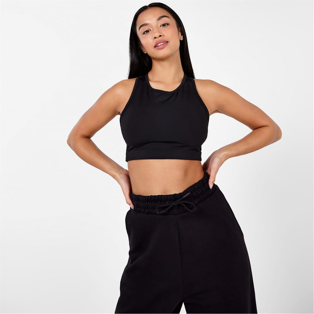 Black Everlast Medium Support High Neck Sports Bra Get The Label