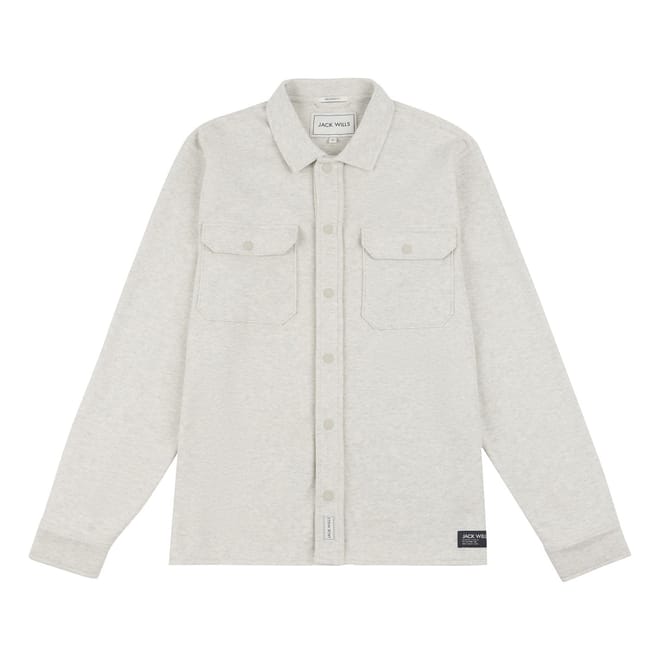 Collared Neck Shirt Jacket
