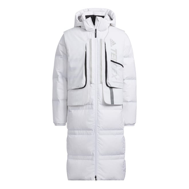 Hooded Long Down Relaxed Fit Jacket