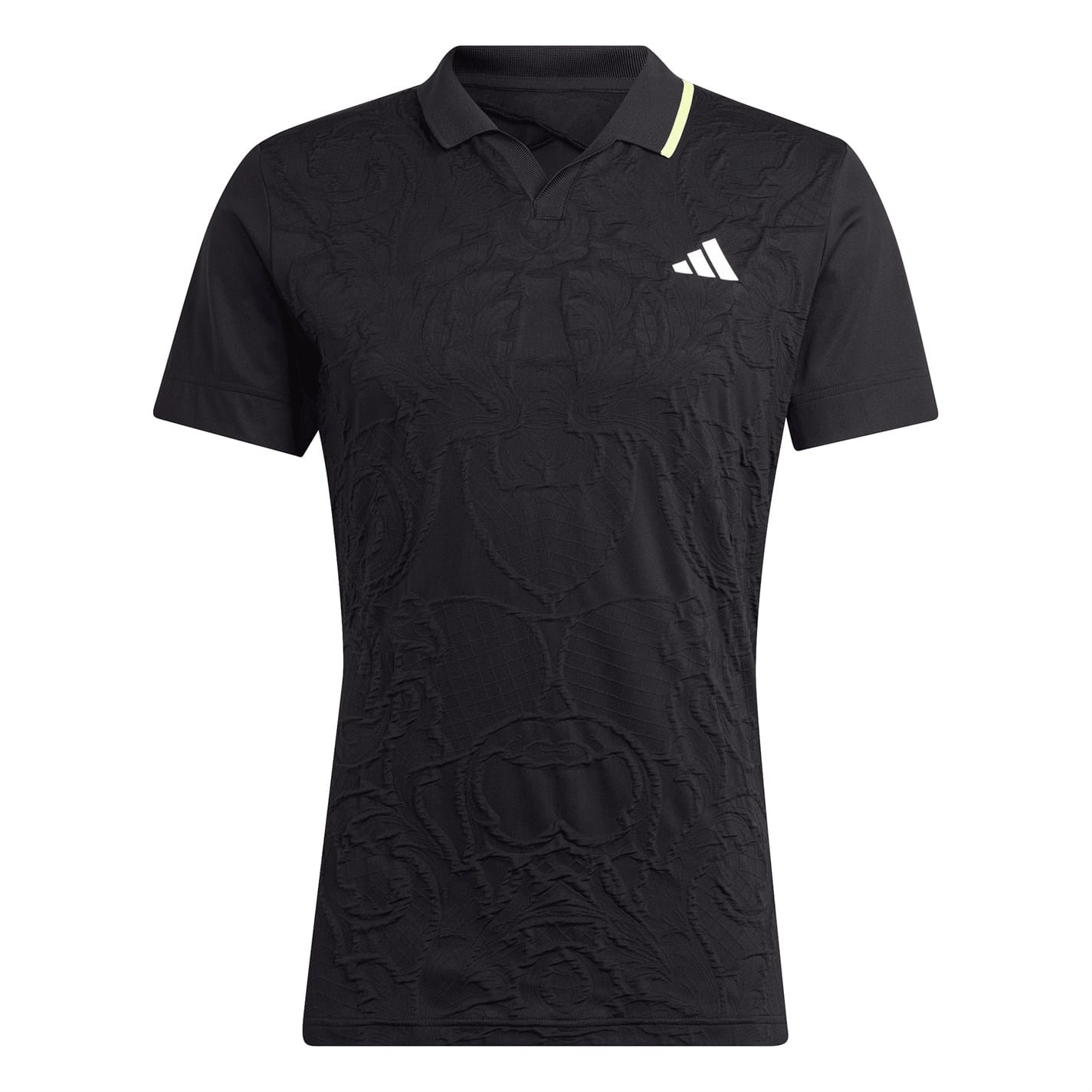 Black adidas Mens Aeroready Freelift Pro Tennis Polo Shirt Get The Label