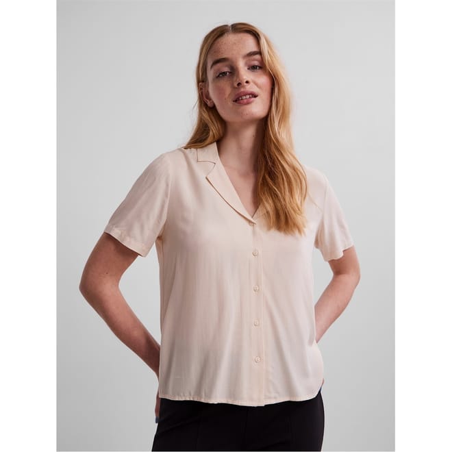 Short Sleeve Relaxed Fit Blouse
