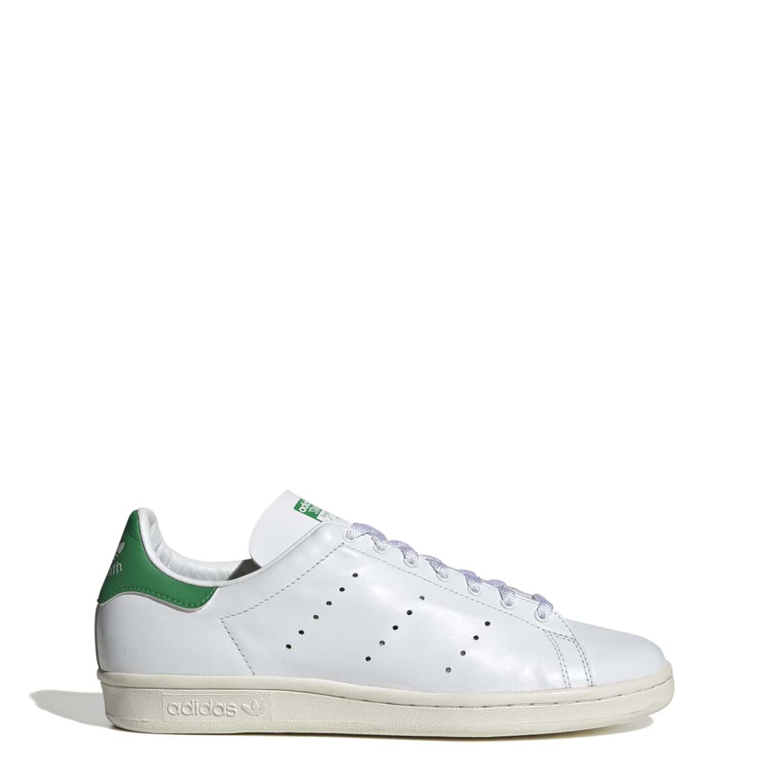 White Green adidas Originals Mens Stan Smith 80s Trainers Get The Label