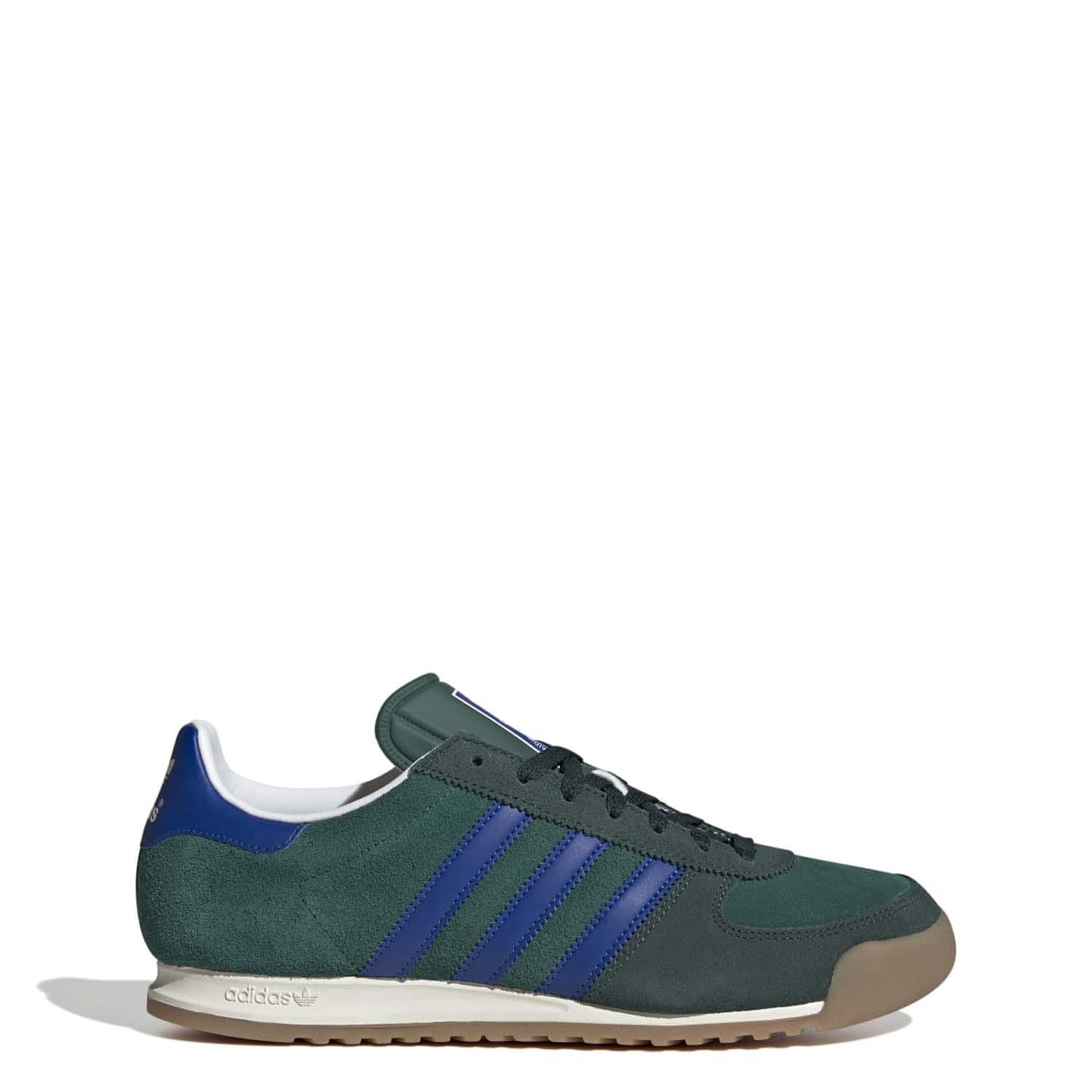 Mens adidas green trainers online