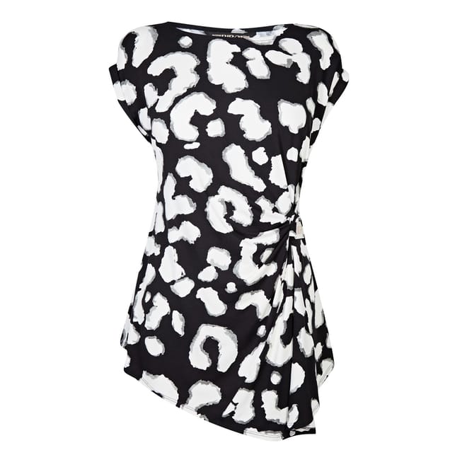 Waist Length Crew Neck Short Sleeve Blouse