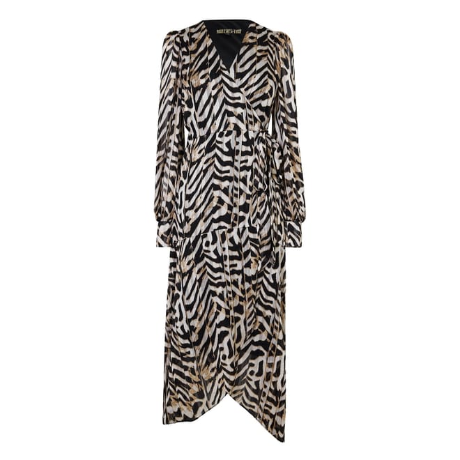Printed Wrap Dress