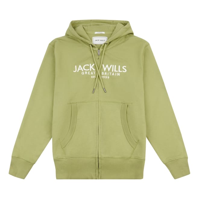 Hooded Lettering Regular Fit Jacket
