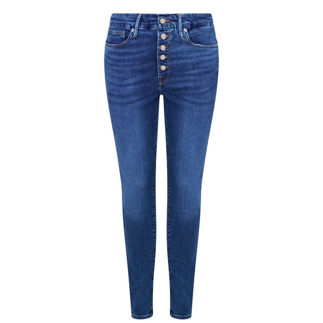 Good Waist Exposed Button Jeans