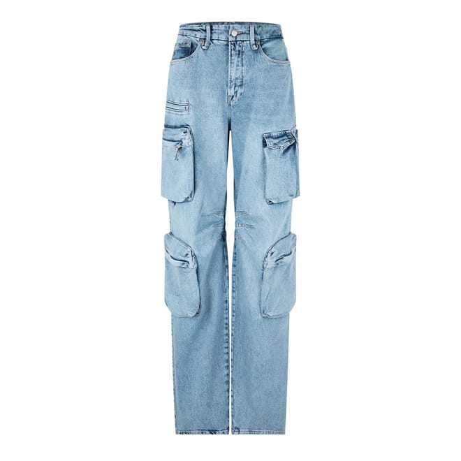 Relaxed Fit Cargo Jeans