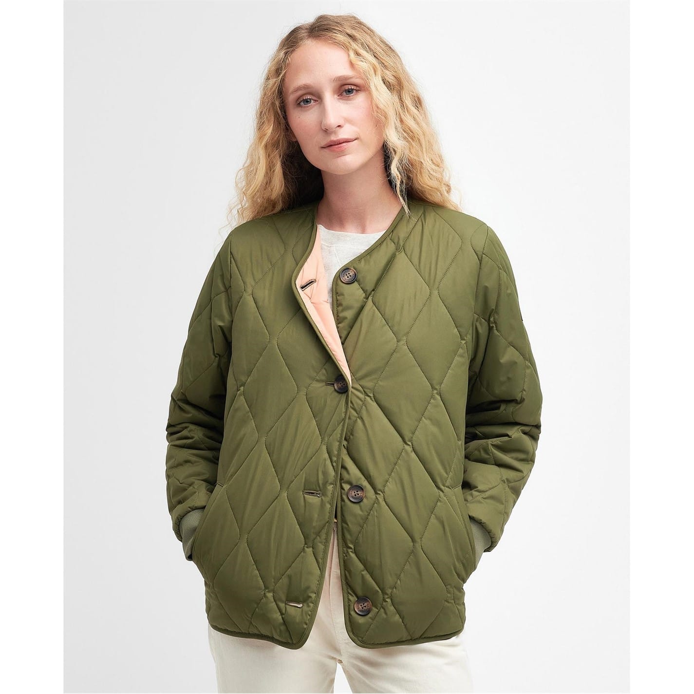 Green Barbour Quilted Jacket Get The Label