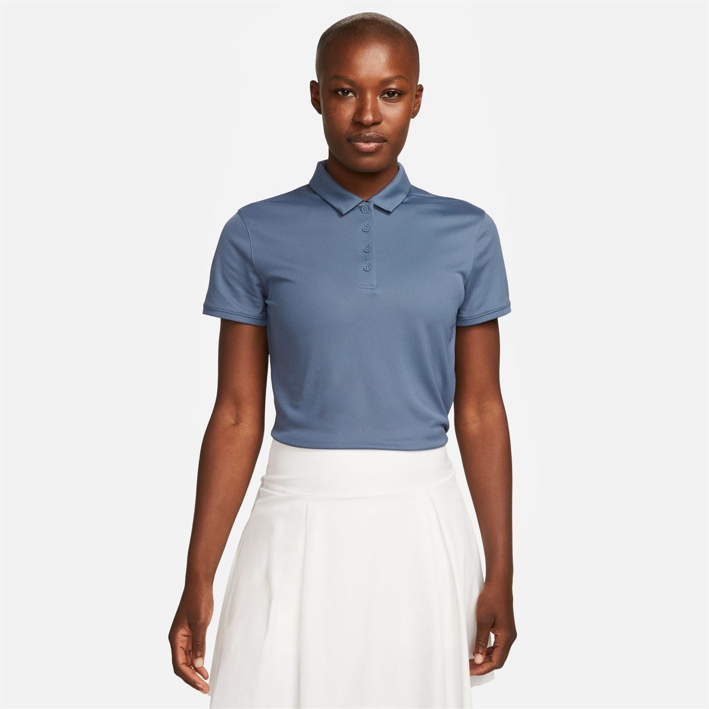 Blue Nike Womens Dri Fit Victory Golf Polo Get The Label