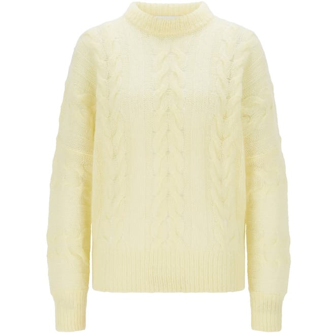 Waist Length Turtleneck Relaxed Fit Sweater