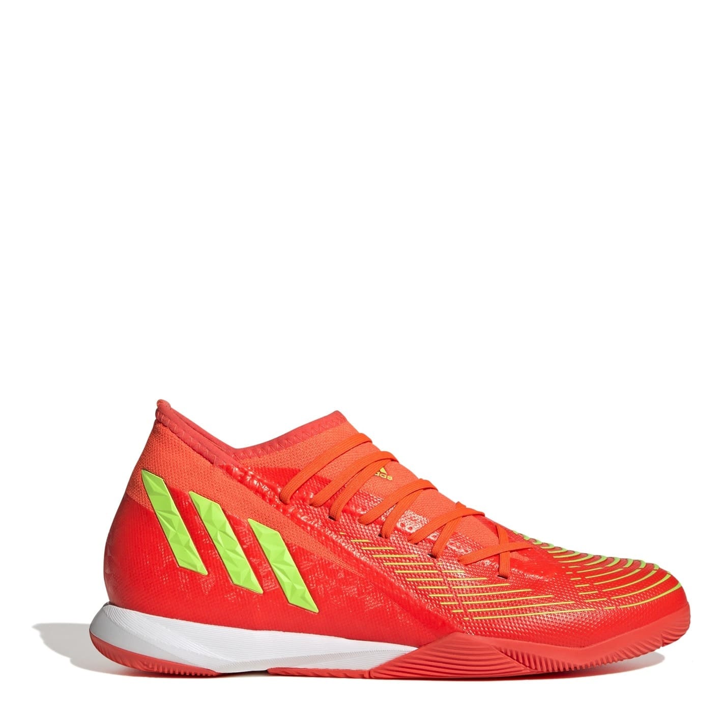 Red adidas Predator Edge .3 Unisex Indoor Football Trainers Get The Label