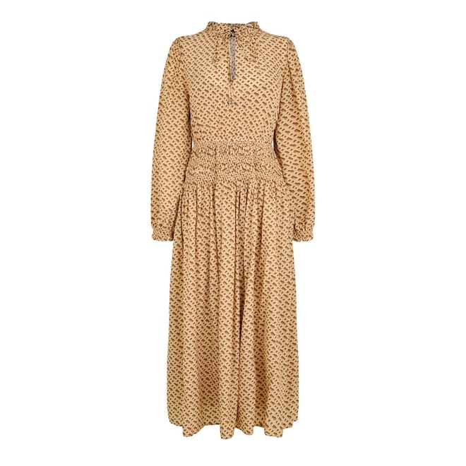 Dasota1 Ld42 High Neck Midi Dress