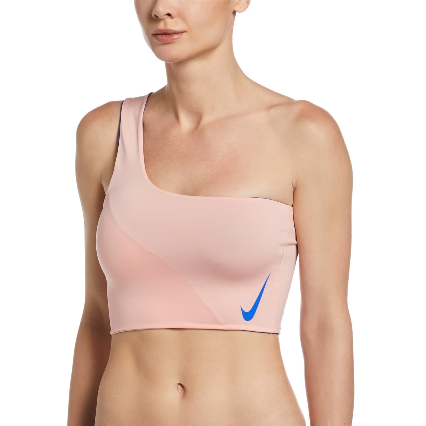 Pink Nike Swimming Icon Colourblock 3 In 1 Bikini Top Get The Label