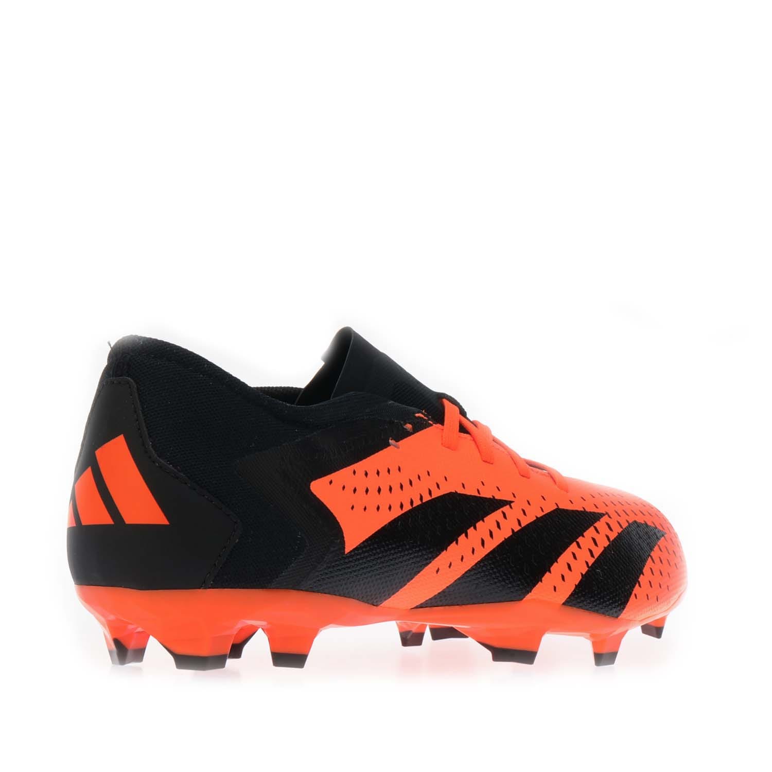 Orange and black adidas soccer cleats on sale