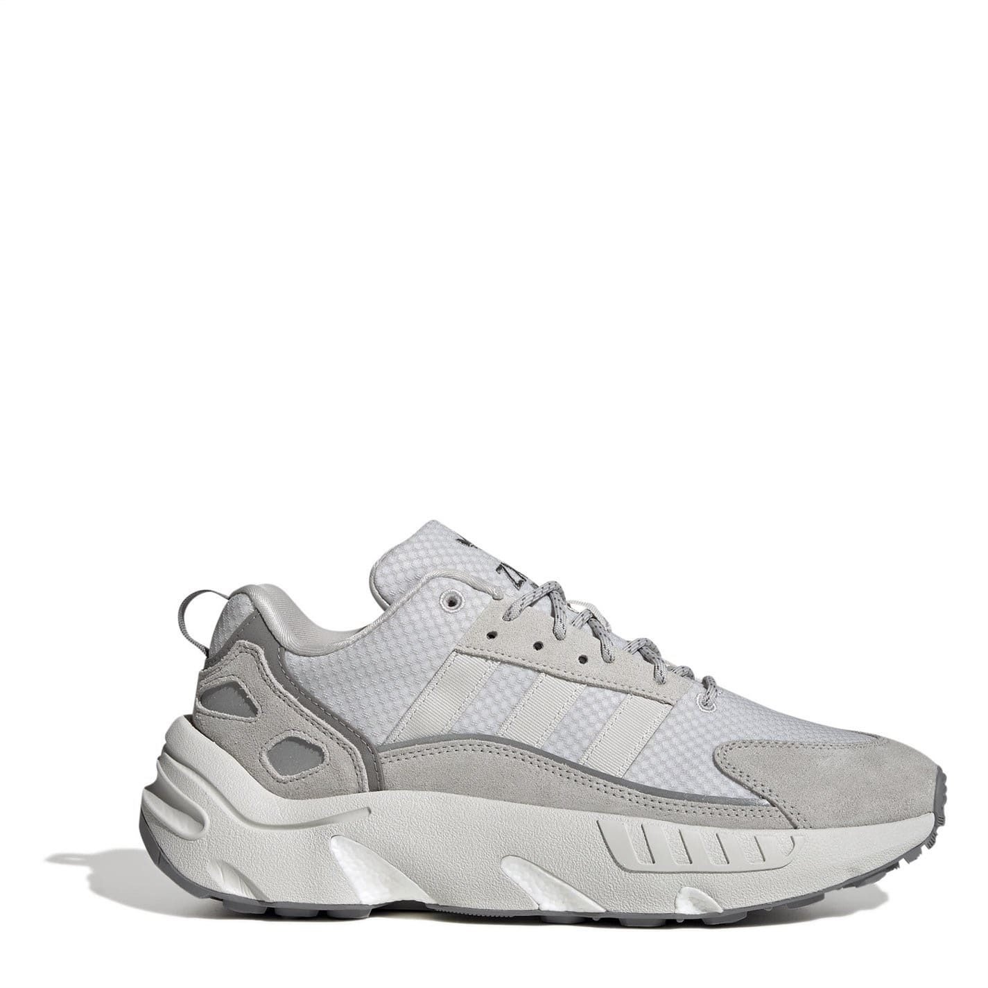 Grey adidas Originals Zx 22 Boost Low Top Sneakers - Get The