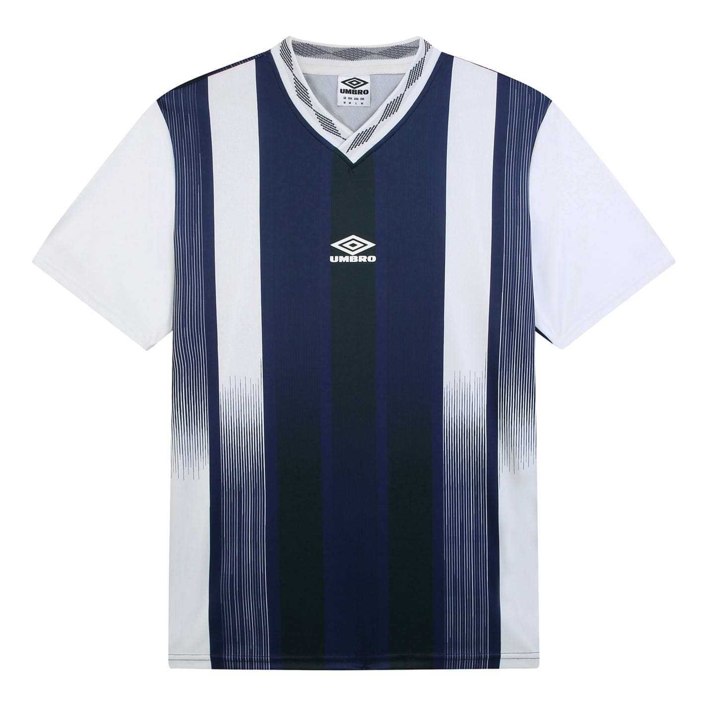 Blue Umbro V-Neck Short Sleeve Regular Fit T-Shirt - Get The