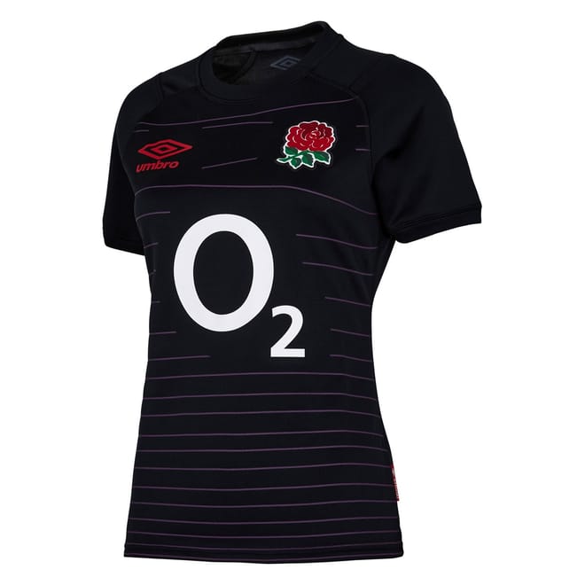 Womens England Rugby Away Replica Shirt 2022 2023