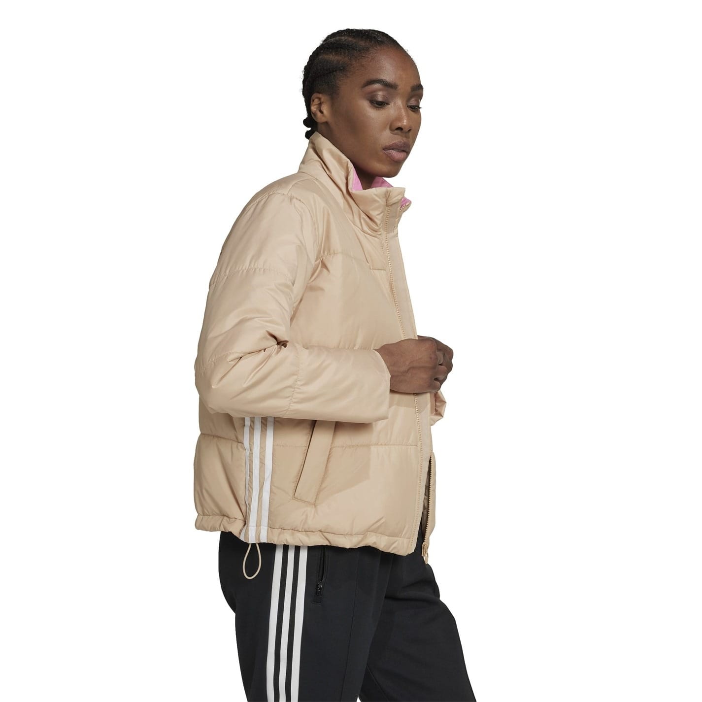 Adidas high neck jacket best sale