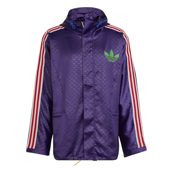 Hooded Relaxed Fit Windbreaker Jacket