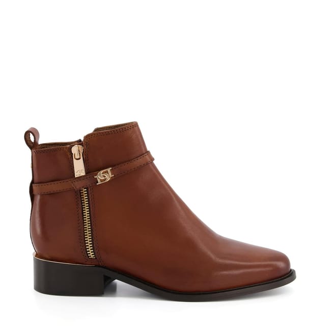 Buckle Trim Ankle Boots